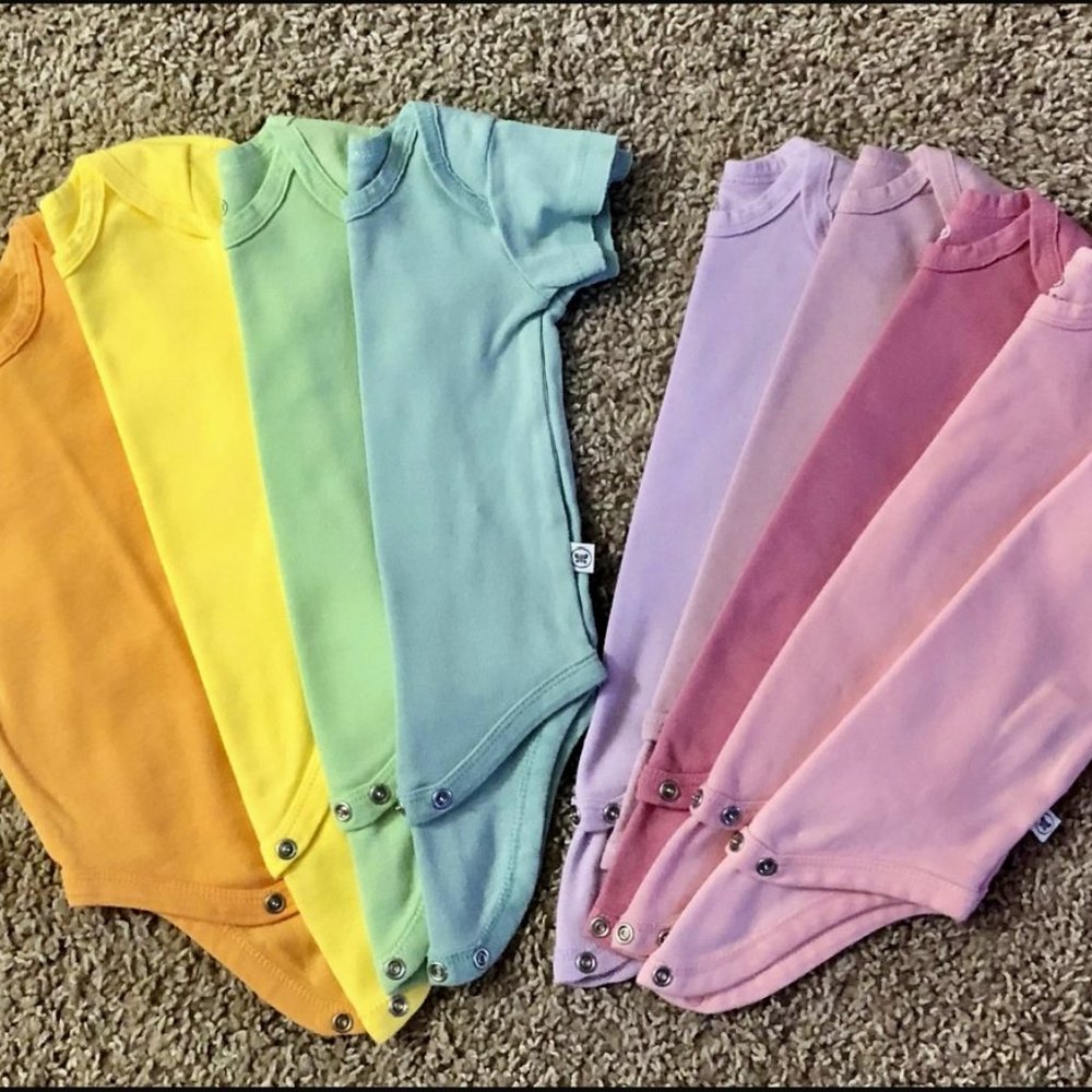 Assorted Unisex Baby Onesies, 10-pk, 0-3 Months